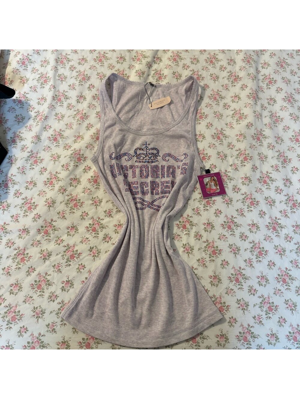 Y2K vintage Victoria secret Bling Tank Top